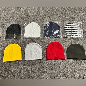Colorful Kids Beanie Hat Set
